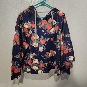 Floral hoodie